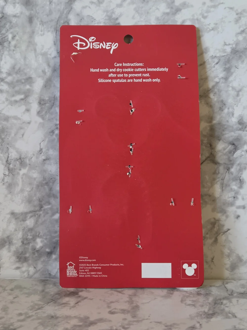 Disney Mickey Silicone Spatula & Cookie Cutter Set - Red, White
